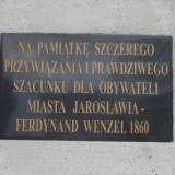 Pomnik Ferdynanda Wenzla po wykonaniu prac konserwatorskich