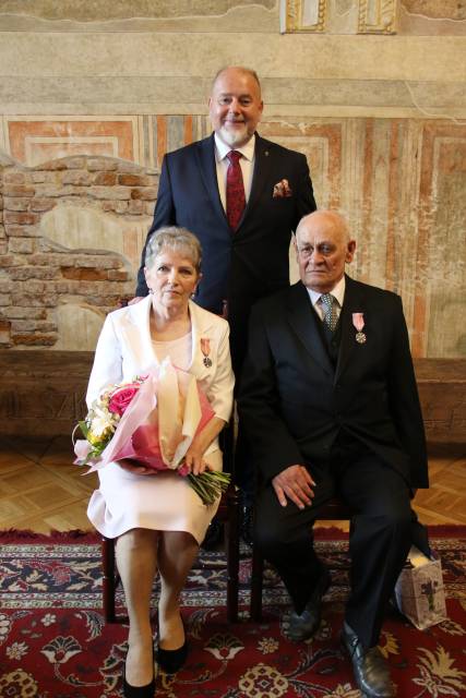 Uroczystość wręczenia Medali za Długoletnie Pożycie Małżeńskie.