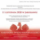 Zaproszenie Burmistrza Miasta Jaroslawia do świętowania 11 Listopada. Treść dostępna w artykule.