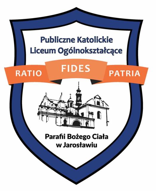 Logo Publicznego Katolickiego Liceum Ogólnokształcącego