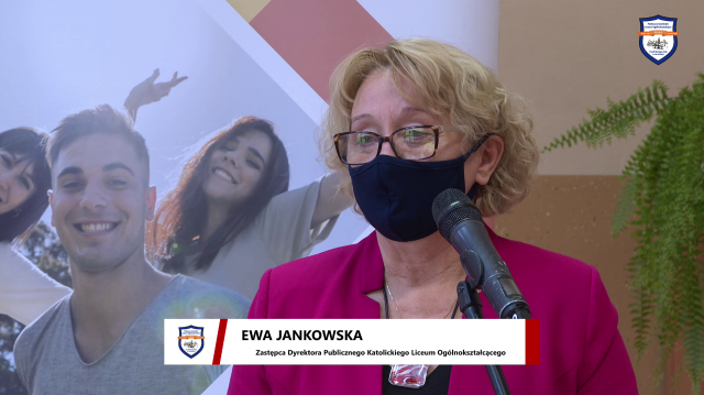 Ewa Jankowska - Zastępca Dyrektora Publicznego Katolickiego Liceum Ogólnokształcącego