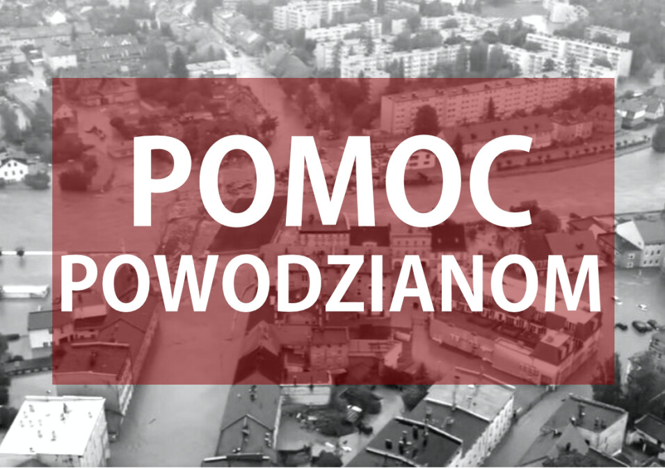 Pomoc powodzianom - grafika