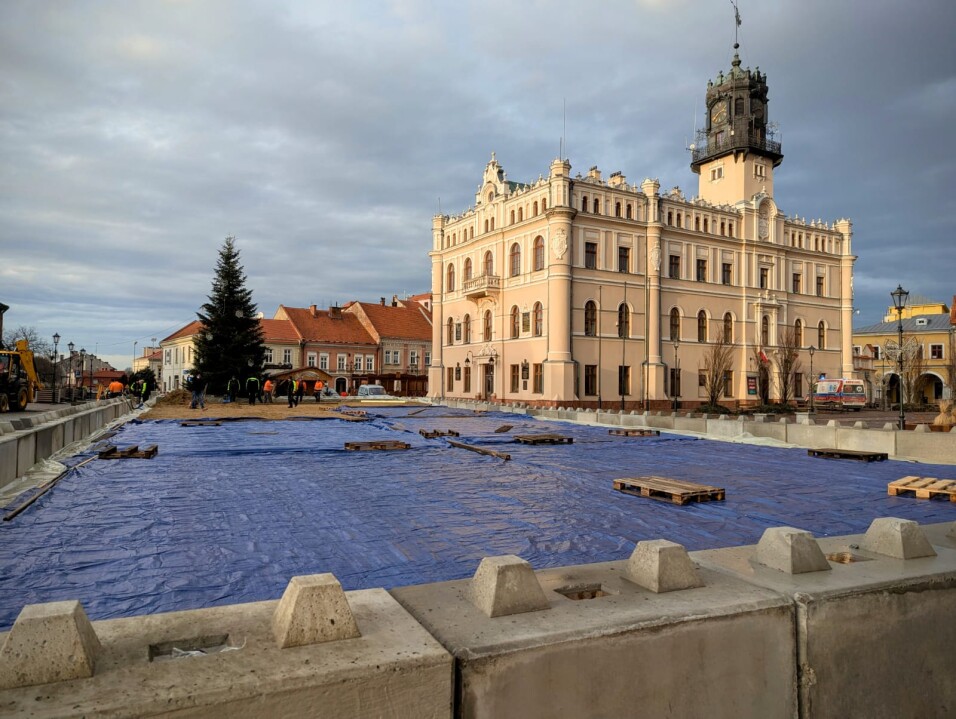 Lodowisko na rynku