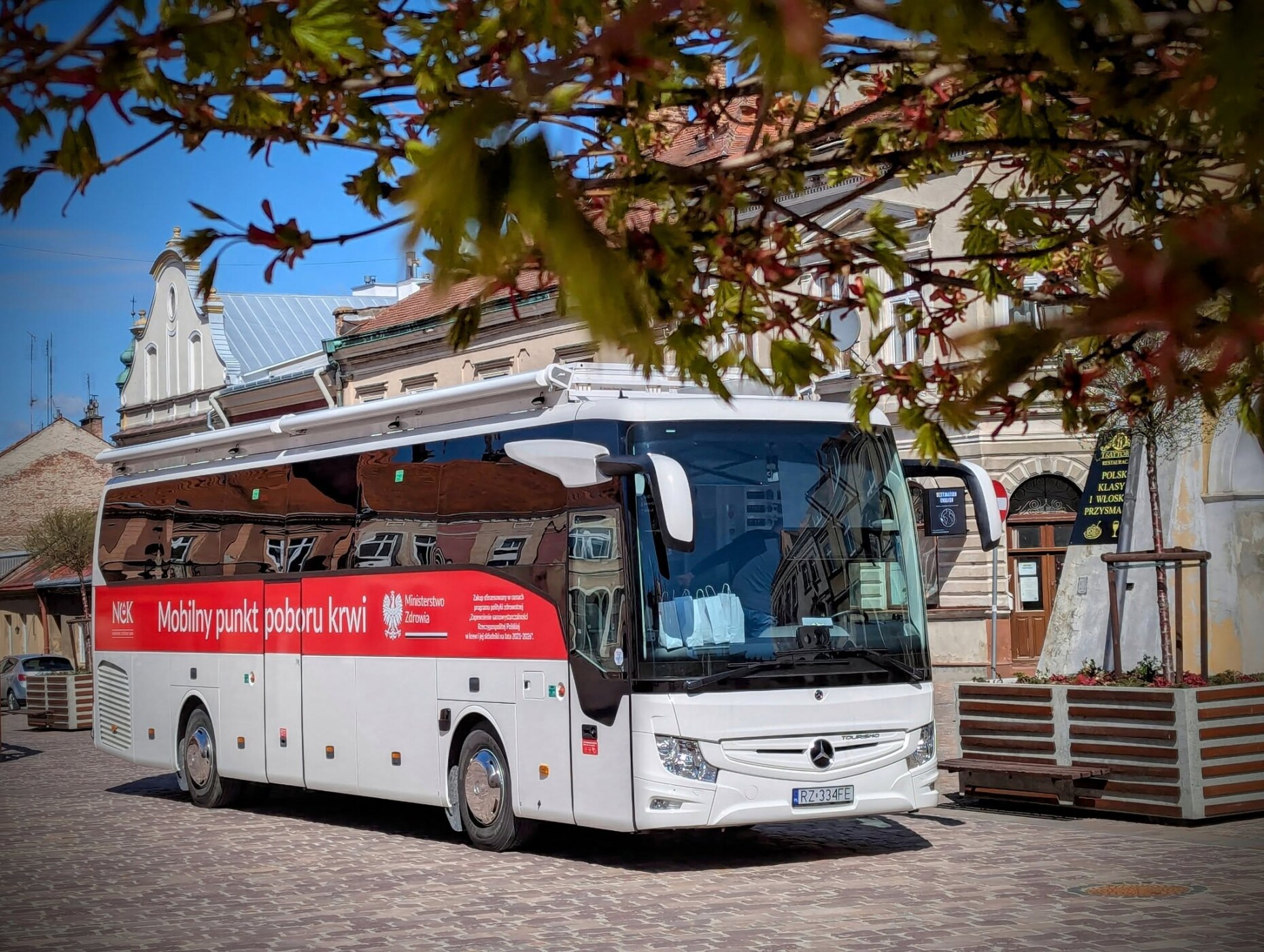 Krwiobus na&nbsp;jarosławskim rynku