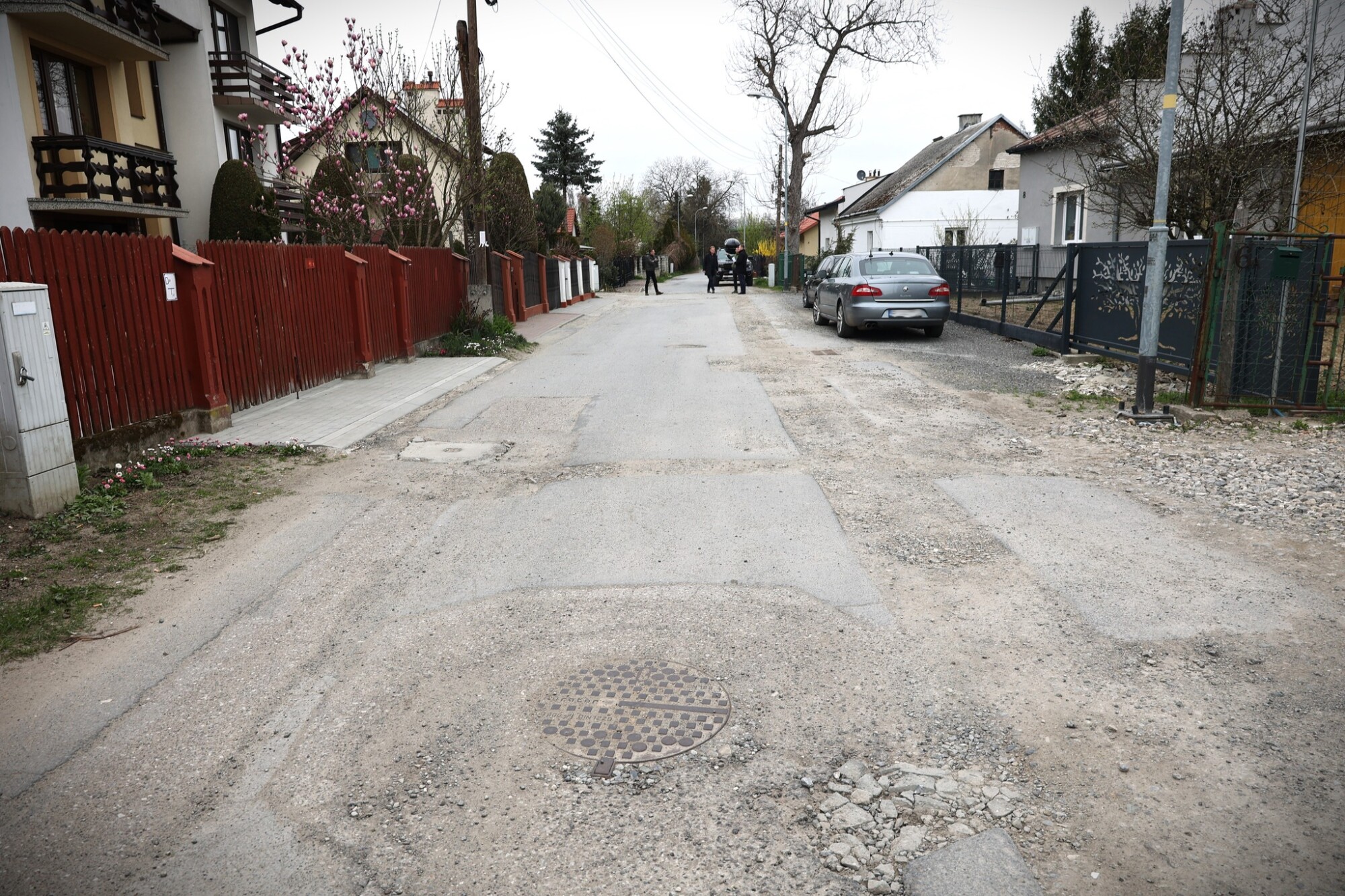 ul. Harlendera przed przebudową