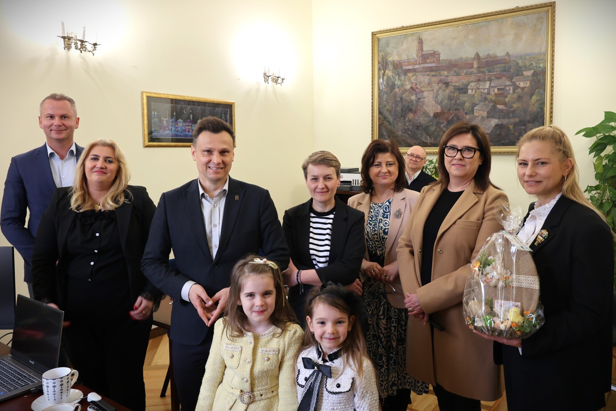 Świąteczna wizyta dzieci z&nbsp;jarosławskich placówek w&nbsp;ratuszu.