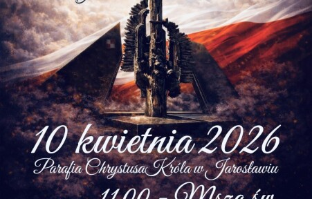 Uroczystości katyńsko-smoleńskie plakat