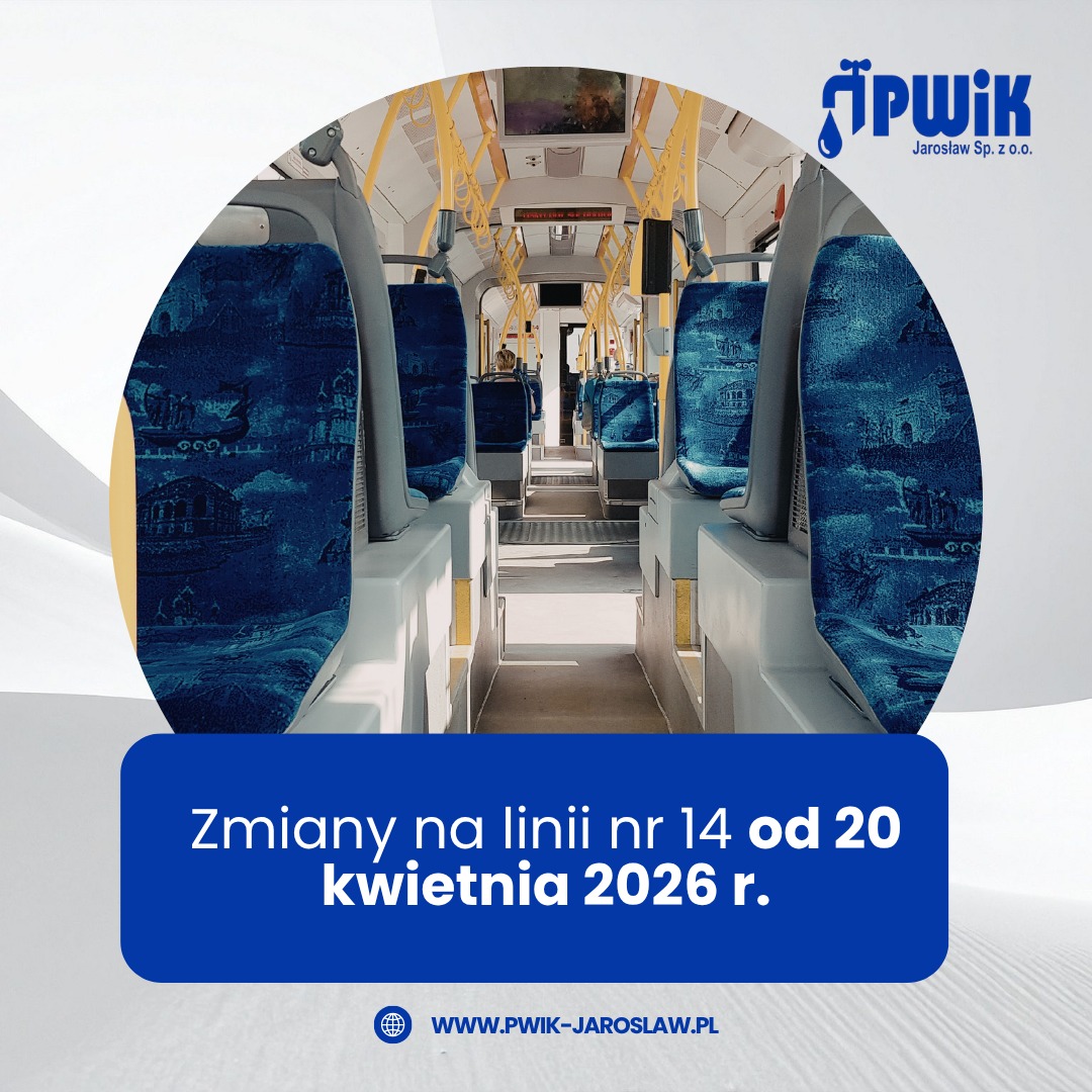Zmiany w&nbsp;kursach autobusów linii nr 14 - grafika