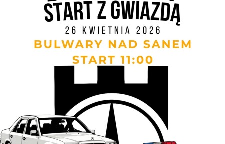 Bezpieczny Start z&nbsp;Gwiazdą - zlot motoryzacyjny organizowany przez Stowarzyszenie Jarosławskie Mercedesy