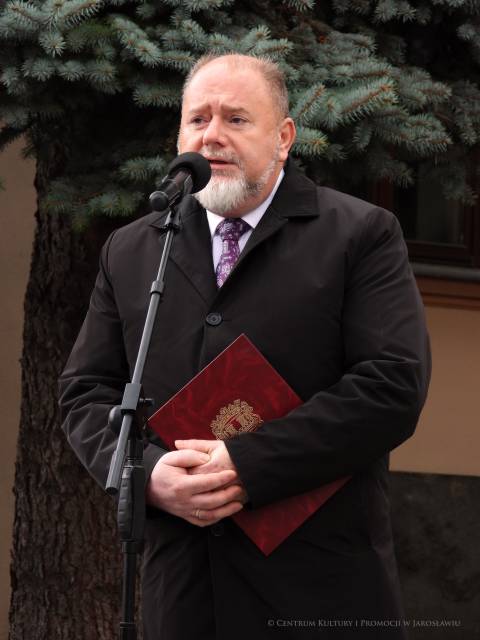 Burmistrz Waldemar Paluch na Dniu Sybiraka