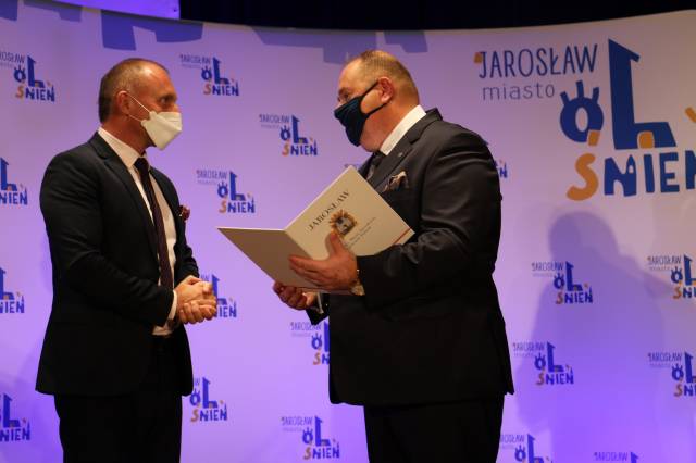 Wręczenie nominacji Mariuszowi Trojakowi zastępcy starosty jarosławskiego 