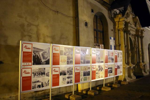 Wystawa plenerowa przygotowana w jubileuszowym roku 40-lecia powstania „Solidarności”