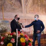 Burmistrz Waldemar Paluch udziela wywiadu lokalnej telewizji POD24