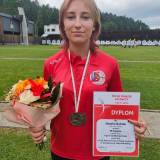 Natalia Babiak-III miejsce na podium, druga wicemistrzyni Polski Juniorek.