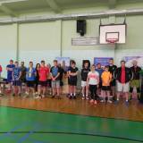 Uczestnicy XVII Otwartych Mistrzostw w Badmintonie o Nagrodę Burmistrza Miasta Jarosławia