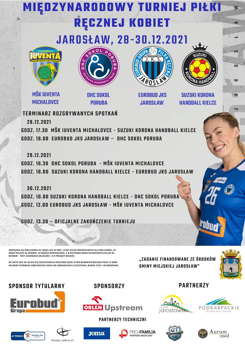 Międzynarodowy Turniej Piłki Ręcznej Kobiet - oficjalny plakat