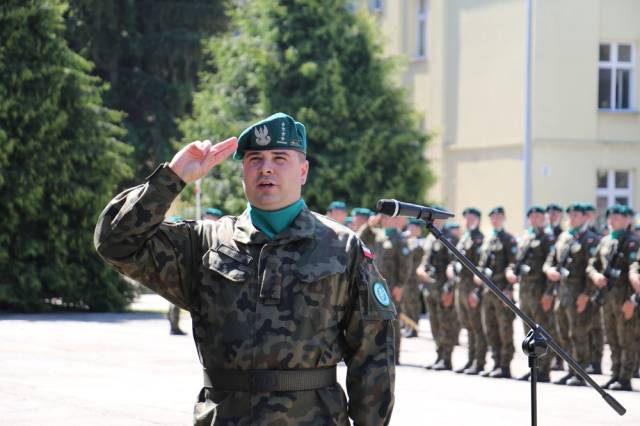 Obchody święta 14. dywizjonu artylerii samobieżnej.
