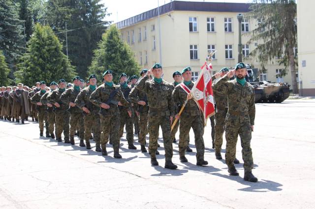 Obchody święta 14. dywizjonu artylerii samobieżnej.